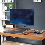 VIVO Pneumatic Height Adjustable Monitor Desk Stand