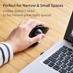 Ergonomic Wireless Left-Handed Trackball Mouse
