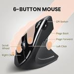 Perixx PERIMICE-713 Wireless Vertical Ergonomic Mouse