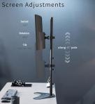 VIVO Extra Tall Adjustable Monitor Stand for 27