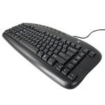 Ergonomic Left-Handed Keyboard with 8 Hotkeys