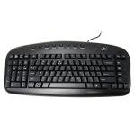 Ergonomic Left-Handed Keyboard with 8 Hotkeys