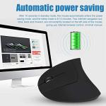 Left-Handed Ergonomic Vertical Mouse with Adjustable DPI