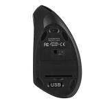 Left-Handed Ergonomic Vertical Mouse with Adjustable DPI