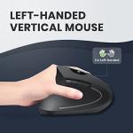 Perixx Left-Handed Wireless Ergonomic Vertical Mouse