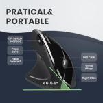 Perixx Left-Handed Wireless Ergonomic Vertical Mouse