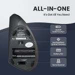 Perixx Left-Handed Wireless Ergonomic Vertical Mouse