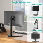 WALI Adjustable Single Monitor Stand for Desks