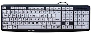 Large Print High Contrast Keyboard for Easy Typing