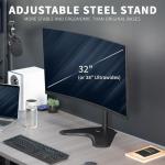 VIVO Adjustable Single Monitor Desk Stand