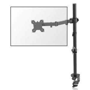 Adjustable Single Monitor Arm Desk Mount, Black