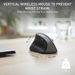Cherry MW 4500 Left-Handed Wireless Ergonomic Mouse
