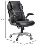 Ergonomic High-Back Office Chair with Lumbar Support
