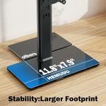 Adjustable Free-Standing LCD Monitor Desk Riser