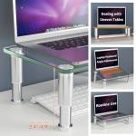 Adjustable Monitor Riser Stand for Desk (2 Pack)