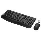 Wireless Keyboard and Mouse Set with Palm Rest