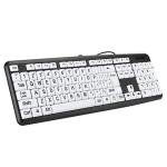 Large Print USB Keyboard for Seniors with Low Vision