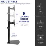 VIVO Tall Adjustable Single Monitor Desk Stand