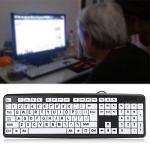 Large Print USB Keyboard for Seniors with Low Vision