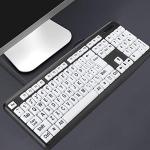 Large Print USB Keyboard for Seniors with Low Vision