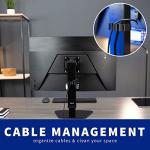 VIVO Tall Adjustable Single Monitor Desk Stand