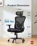 HUANUO Ergonomic High Back Mesh Office Chair