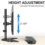 MOUNTUP Adjustable Freestanding Monitor Desk Stand