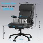 Big and Tall Executive Office Chair, 500lbs Capacity