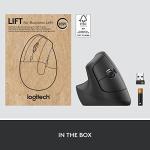 Logitech Lift Left-Handed Vertical Ergonomic Mouse