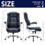 Big and Tall Ergonomic Office Chair with Armrests