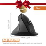 J-Tech Digital Left-Handed Wireless Ergonomic Mouse