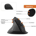 J-Tech Digital Left-Handed Wireless Ergonomic Mouse