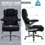 Big and Tall Executive Chair with Adjustable Support