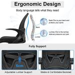 Ergonomic Office Chair with Adjustable Armrests and Lumbar Support