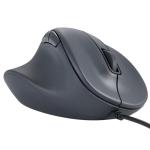 Left-Handed Wired Ergonomic USB Mouse - Silent Click