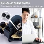 Left-Handed Wired Ergonomic USB Mouse - Silent Click