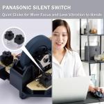 Left-Handed Ergonomic Wired USB Mouse with Silent Click