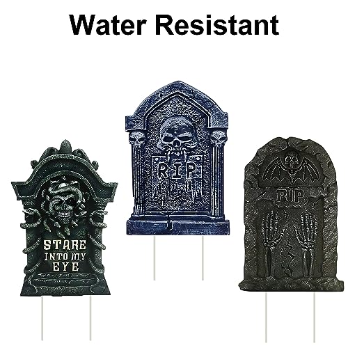 10 Halloween Tombstone Yard Decorations by GameXcel