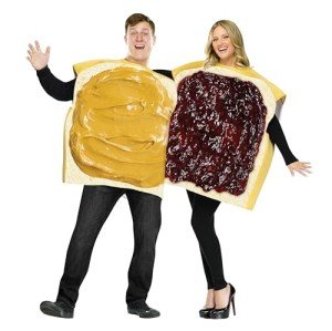 Adult Peanut Butter and Jelly Costume Standard