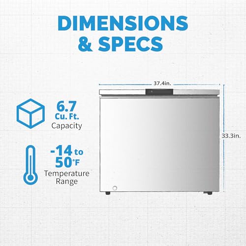 Digital 7 cu.ft. Chest Freezer with Fast Freeze