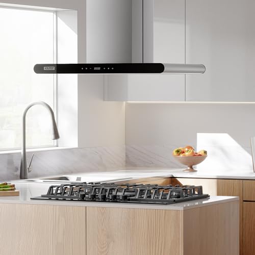 Empava 5-Burner Gas Cooktop in Black Glass