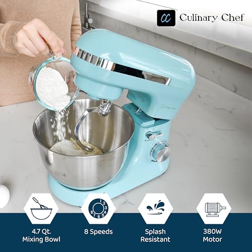 Retro Stand Mixer - Blue, 4.5L