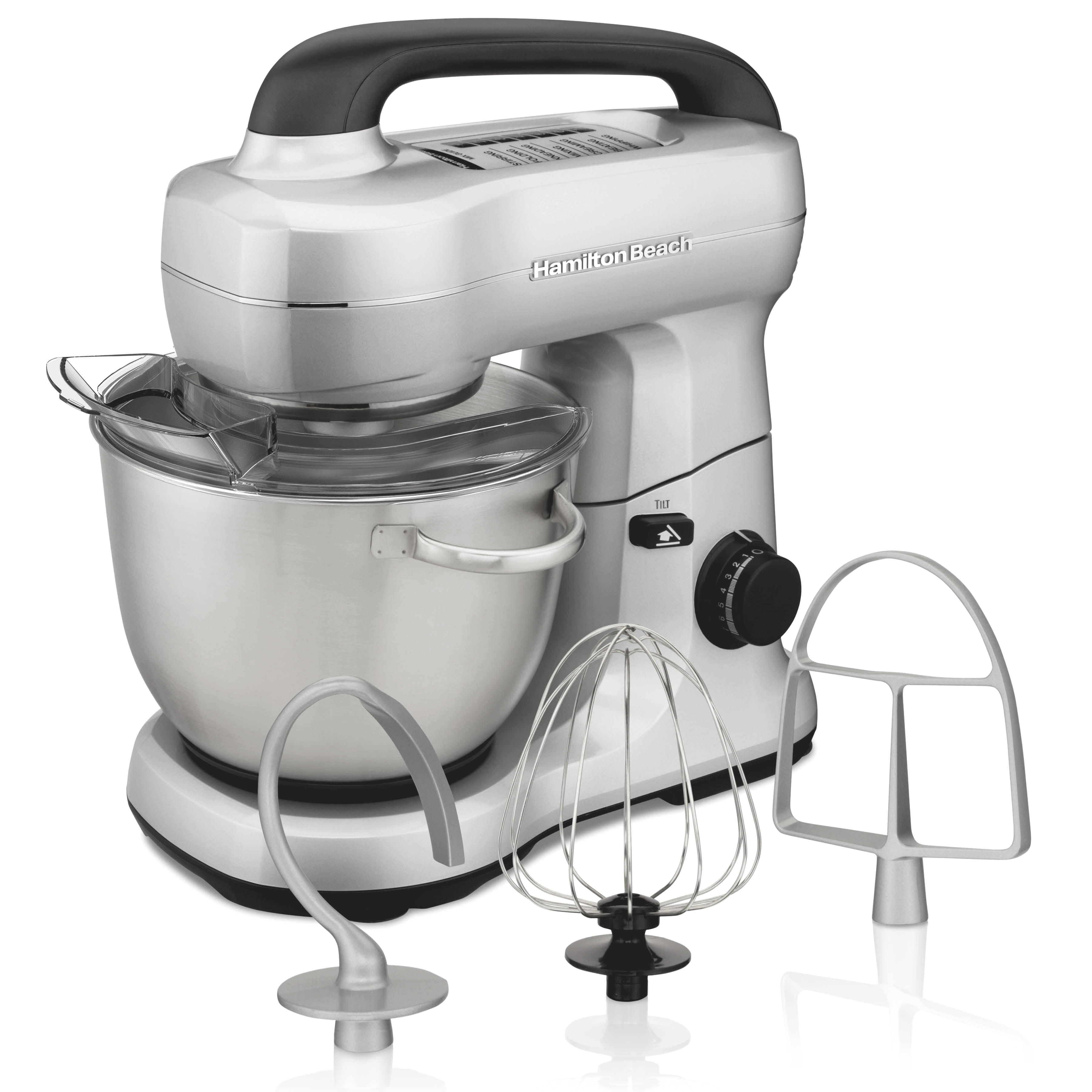 Hamilton Beach 7 Speed Stand Mixer, Silver (63392)