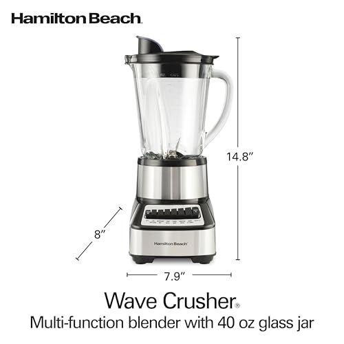 Hamilton Beach Blender with 14 Functions, Stainless Steel