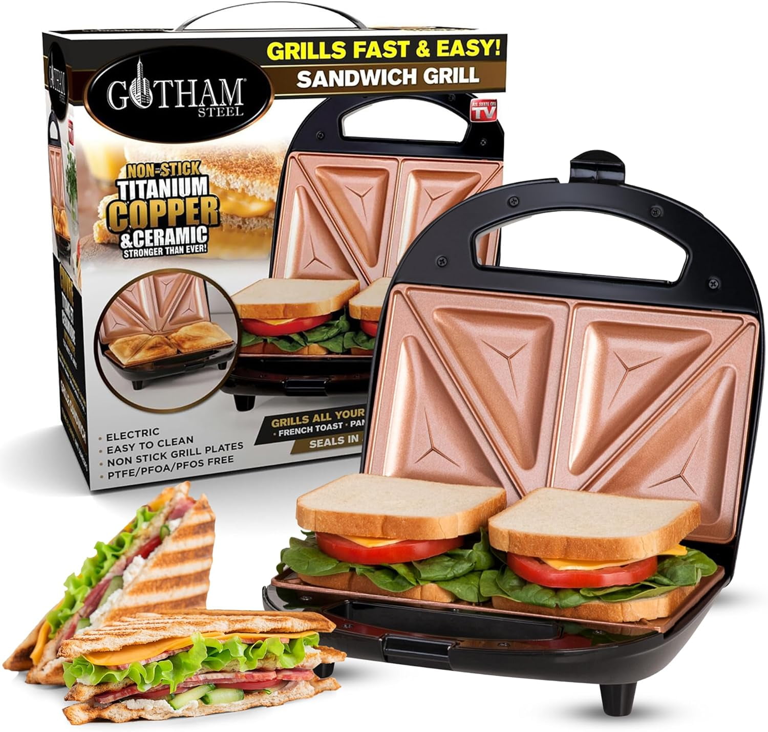 Gotham Steel Sandwich Grill 