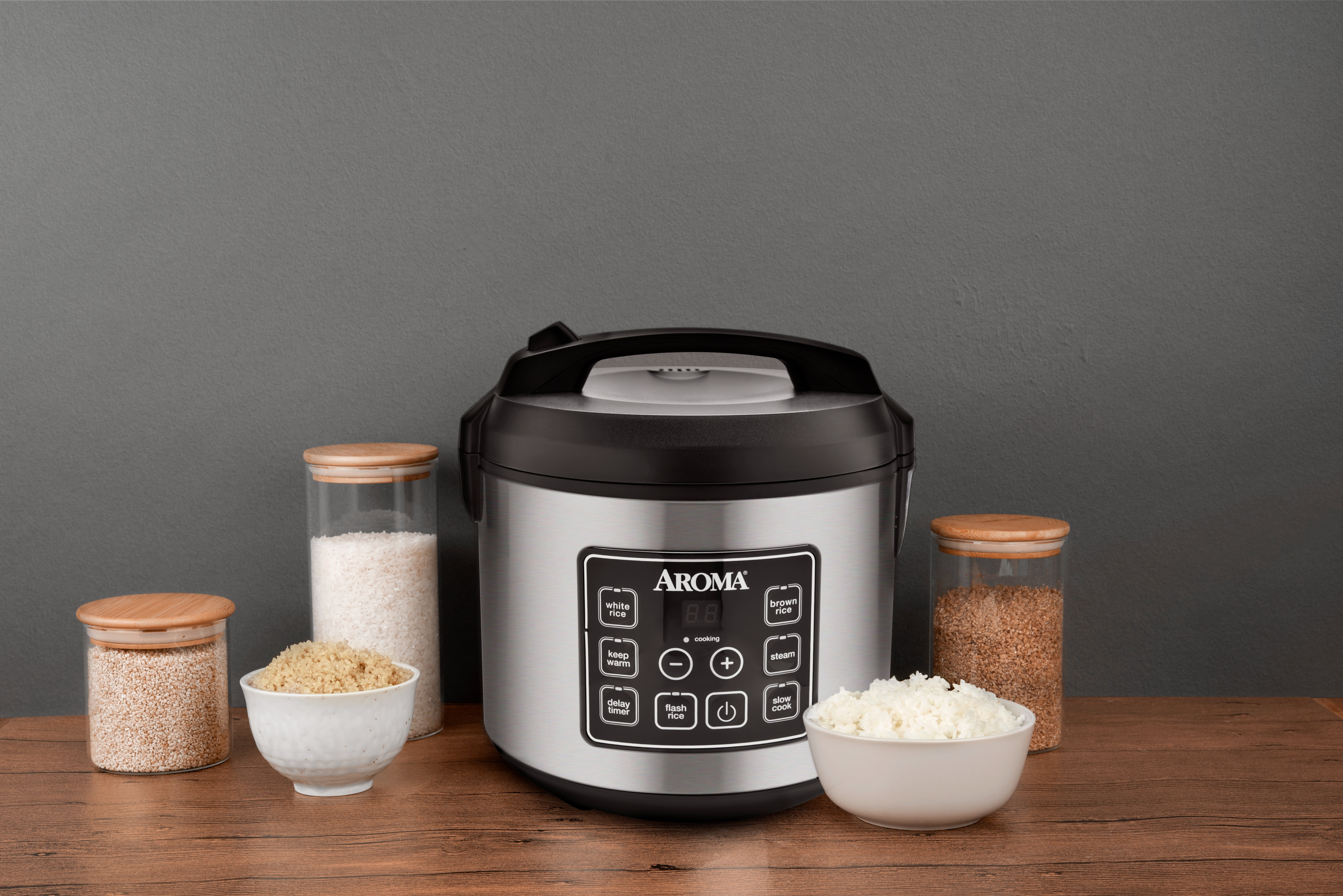 Aroma® 20-Cup Programmable Rice & Grain Cooker and Multi-Cooker