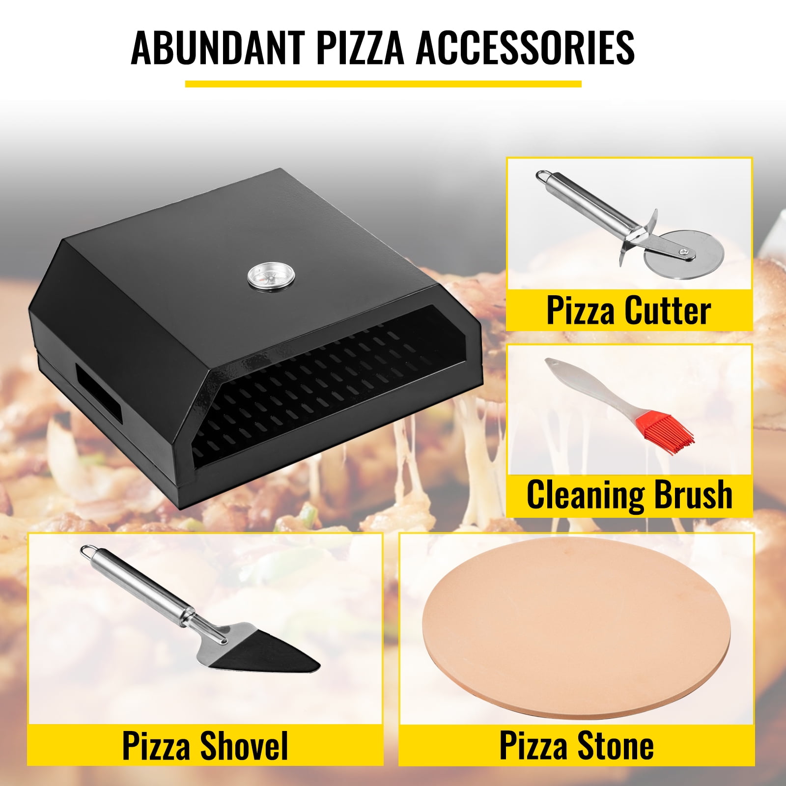 Portable Wood Fired Pizza Oven Stainless Steel Top