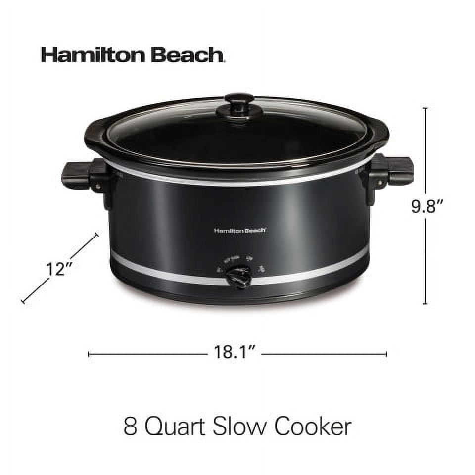 Hamilton Beach Extra-Large Slow Cooker, 8 Quarts