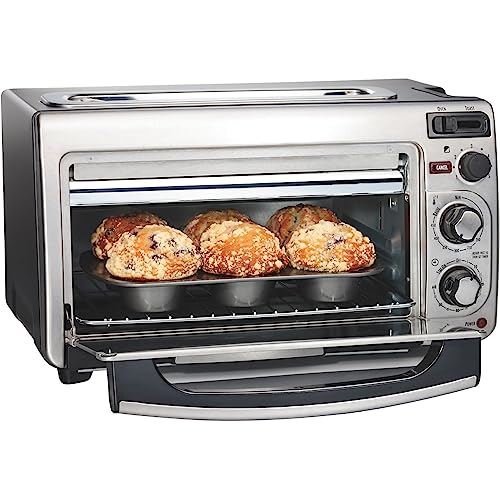 Hamilton Beach 31156 2-in-1 Oven and Toaster, Stainless Steel