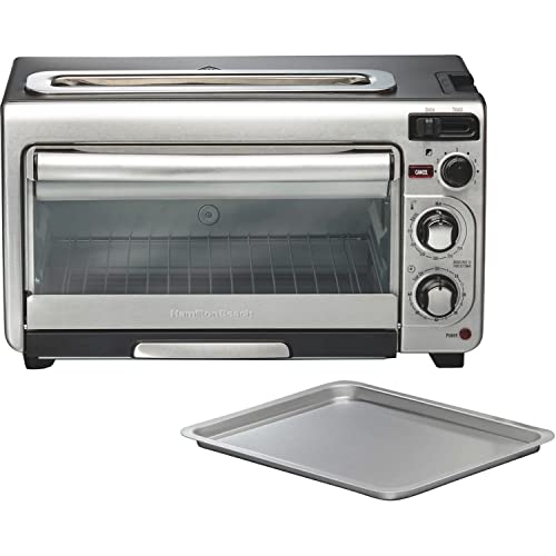 Hamilton Beach 31156 2-in-1 Oven and Toaster, Stainless Steel